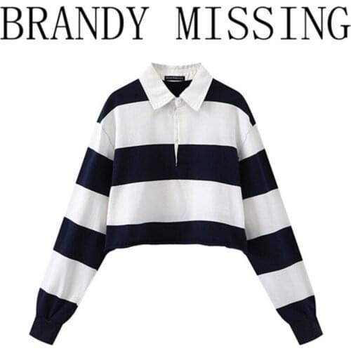 Oversize Girls Soft Cotton Casual Sweatshirts 2021 Fashion Ladies Fleece Pullovers Loose Women Striped Color-blocking Outershirt