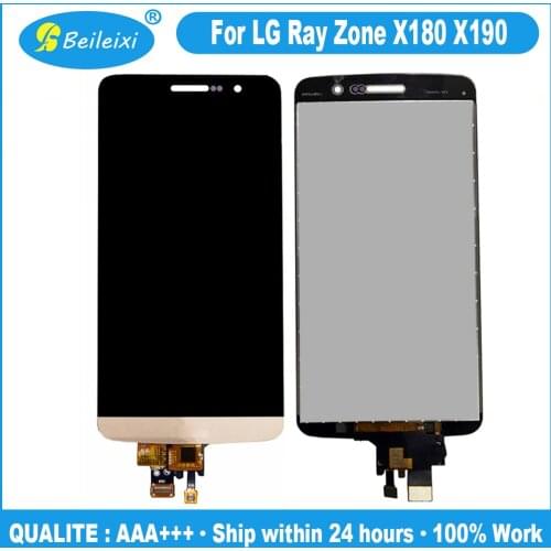 LCD Display Touch Screen Digitizer Assembly With frame Free Tools For LG Ray Zone X180 X190