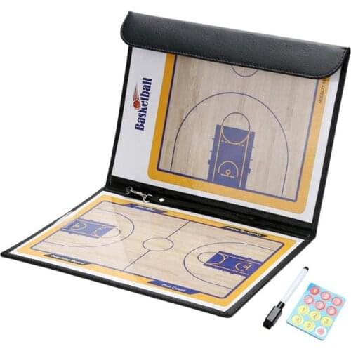1PCS Basketball Coach Board Straight Magnetic Basketball Tactical Board Portable Coach Match Training Magnet Teaching Board