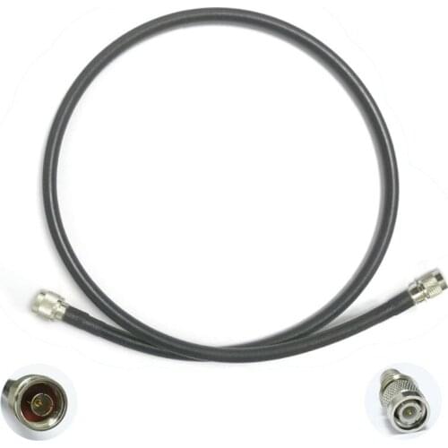 1PC N male to TNC male plug RF coax cable adapter RG8 100cm low loss high quality for wifi antenna anti-corrosive