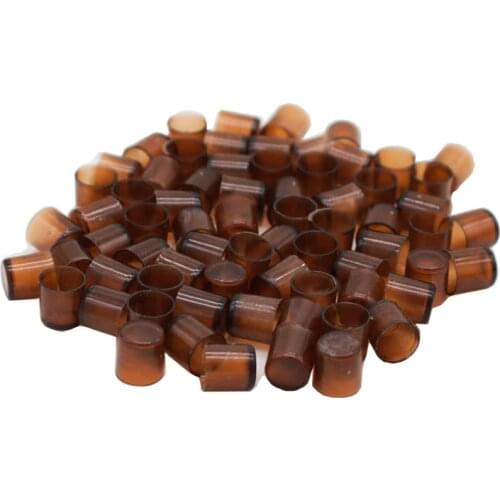 2000/5000/8000PCS/Bag Professional Beekeeping Brown Rearing System Queen Cells Plastic Room Tools Cell Cage Cup Apicultura Tool