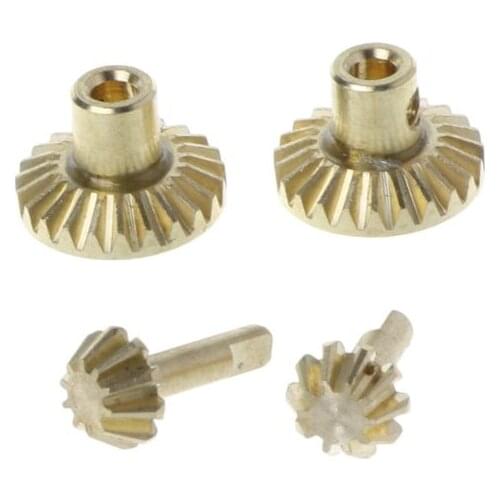 4Pcs Copper Gear for WPL B1 B24 B16 C24 1/16 4WD 6WD RC Car Kit DIY Spare Parts