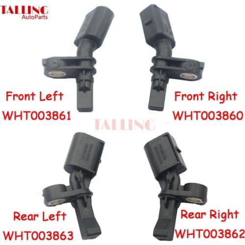 4pcs WHT003860 WHT003861 WHT00386 2 3 F R L R ABS Wheel Speed Sensor For AUDI A2 A1 A3 TT Volkswagen GOLF POLO UP PASSAT TOURAN