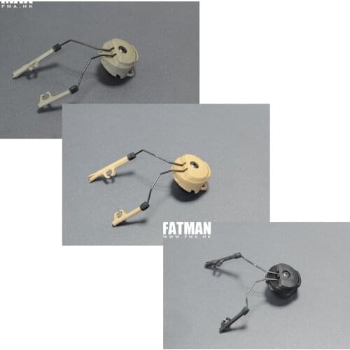 FMA Helmet Accessories Sordin Type Headset Holder Fast Helmet Rail Adapter Set BK/DE/FG