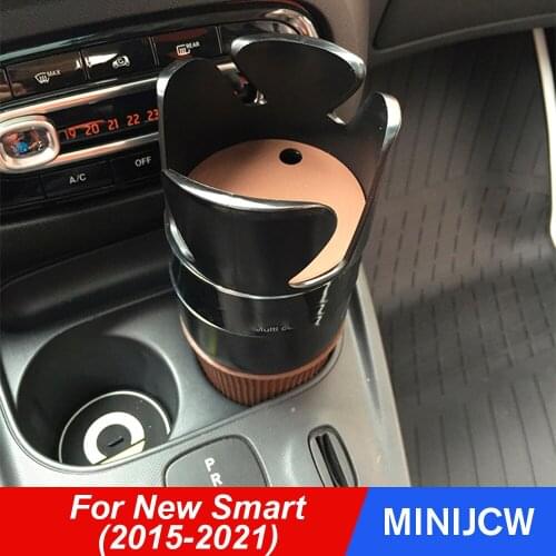 Car Water Cup Holder Multi-functional Phone Card Holder Container Basket For Smart 453 fortow forfour Interior Accessories