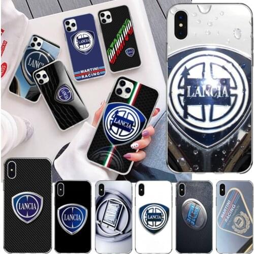 F1 Racing LANCIA Logo Phone Case For iphone 12 11 Pro Max Mini XS Max 8 7 6 6S Plus X 5S SE 2020 XR Silicone Soft Cover