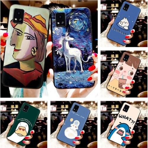 For men Back Cover Phone Case For ZTE Blade A31 Dropshipping Durable Silicone Fashion Design New