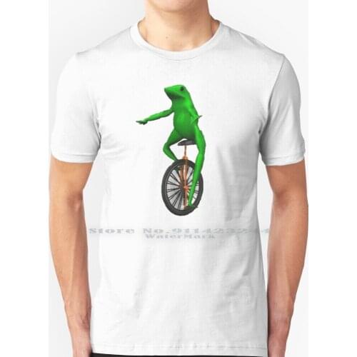 Dat Boi T Shirt 100% Pure Cotton Meme Oh Shit Waddup Frog Unicycle Funny Teen Tok Lamo Dumb Game Stupid Silly