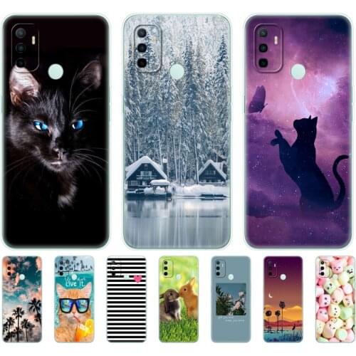 For OPPO A53 Case 2020 Silicon Soft TPU Back Phone Cover for OPPO A53S A32 OPPOA53 A 53 6.5" CPH2127 CPH2135 Case Etui Bumper