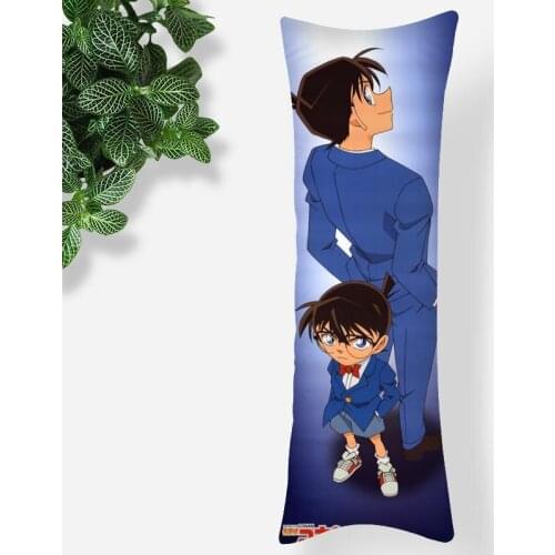 Home Decor Detective Conan Body Pillow Case 3D Double-Sided Print Silk Smooth Soft Fabric Pillow Cover For Boys Girls Gift 0531