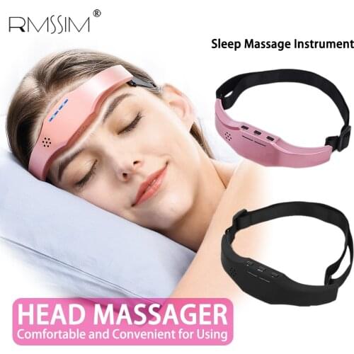 Electric Head Massager Sleep Monitor Migraine Relief Massager Insomnia Therapy Release Stress Sleep Therapy Device Sleeping Di