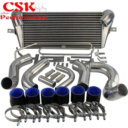 Fits For MAZDA 93 94 95 96 97 RX7 FD3S FMIC FRONT MOUNT INTERCOOLER + PIPING TURBO BLUE/Black/Red