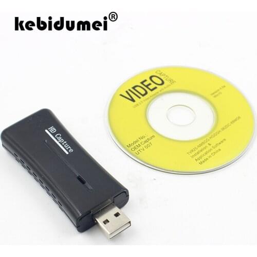 Kebidumei Mini USB2.0 Port Video Capture Card HD 1 Way 1080P Video Convert Card for PC Supports for Windows XP/Vista/7/8/10
