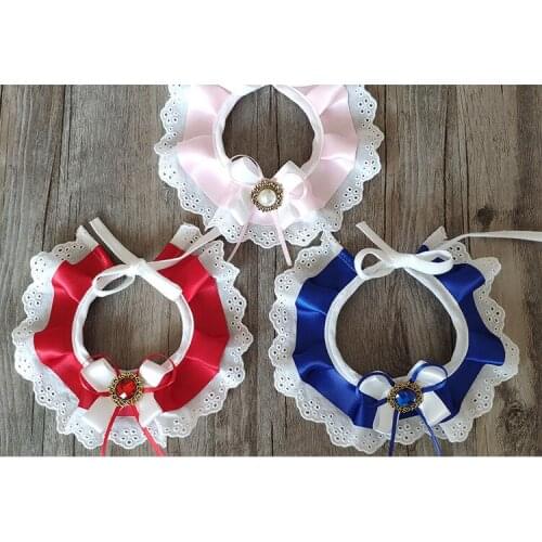 Cat Bow Ties Pet Jewelry Accessories Cute dog decorative saliva pocket bib jewelry bow cat scarf scarf Teddy bear neck 3color