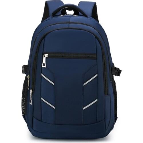 19in Backpack Fashion Men Business Waterproof Casual Large Capacity School Bag Teenager Boys Student Laptop Backpack Reflrctive