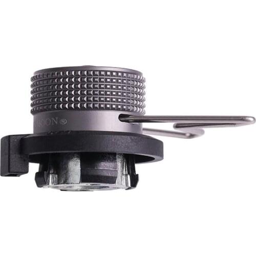 Outdoor Camping Hiking Aluminum Stove Conversion Split Gas Furnace Connector Cartridge Auto-off Tank Adapter