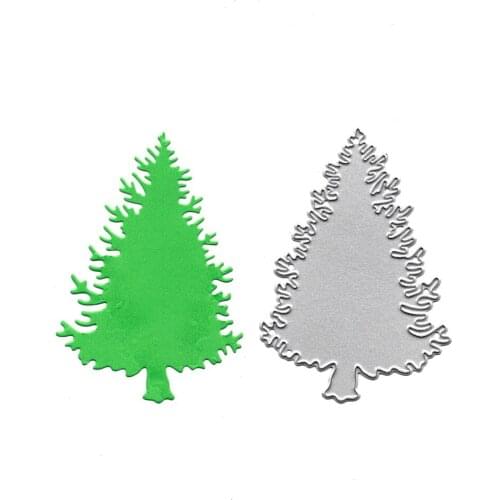 Clear Stamps Dies Christmas Tree Metal Cutting Dies Stencils For DIY Scrapbooking Photo Album Embossing Paper Cards Decor Craft