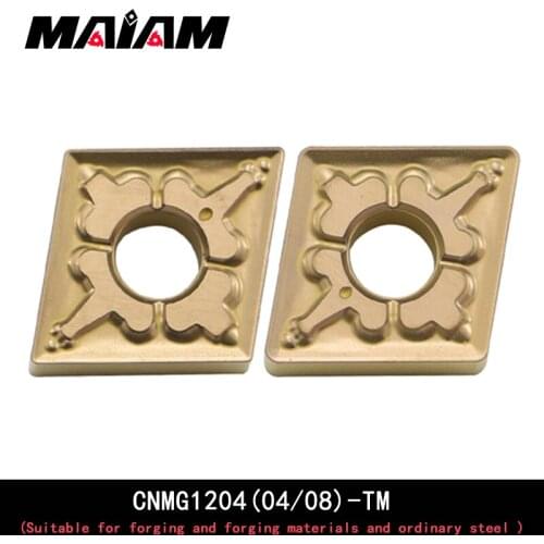 CNMG1204 Rhombus 80 degree insert CNMG120404 CNMG120408 TM pattern insert MCLNR mcln for forging and ordinary 45# steel, A3