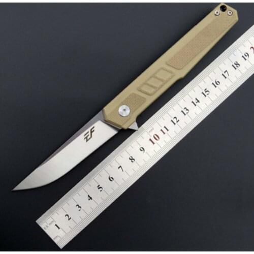 EF88 Folding Knife 9CR18MOV Blade Handle Bearing Military Pocket Camping Hunting Knives Survival Tactical Outdoor EDC Tool