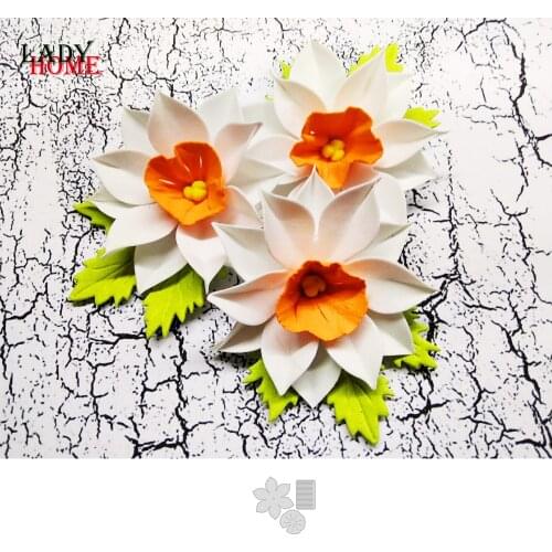 New Craft Flower Dies 2020 Stencil Metal Cutting Dies Scrapbook Embossing for Card Making Album Decor Stencil Template DIY Craft