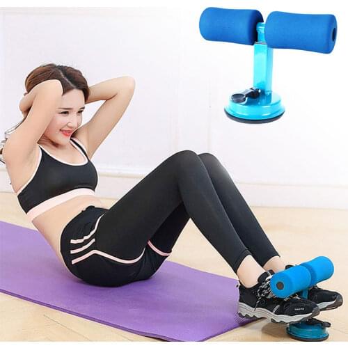 Sit Up Assistant Abdominal Core Workout Fitness Adjustable Sit Ups Exercise Equipment Portable Situp Bench Suction Home Gym