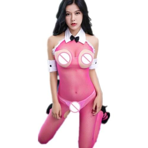 ZGOGO fashion new sexy lngerie hot Exotic lingerie open crotch and chest sex cosplay costumes women hose sleepwear teddy sets