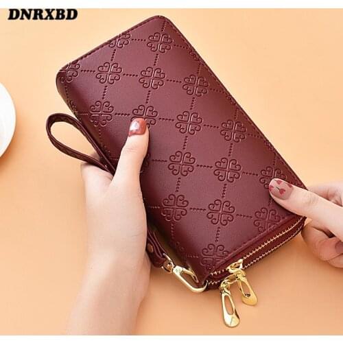 Women Wallets Multi-card Purses Fashion printing Zipper Womens Wallet Card Holder Long Female Phone Purse billeteras para mujer