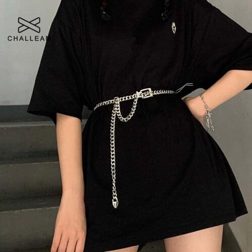Women Chain Belt Fashion Female Lady Silver Gold Long Pin Buckle Metal Belts Jeans Waist Chains For Dress Ketting Riem 259