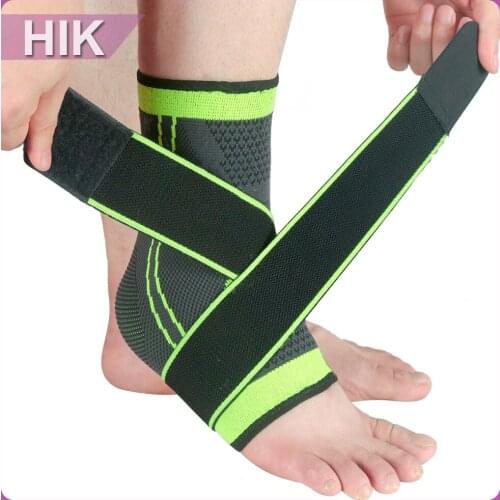 1PCS Ankle Brace Gym Compression Support Anti-slip for Men Women Gym Fitness Nylon Elastic Foot Straps Protector Ankle Support
