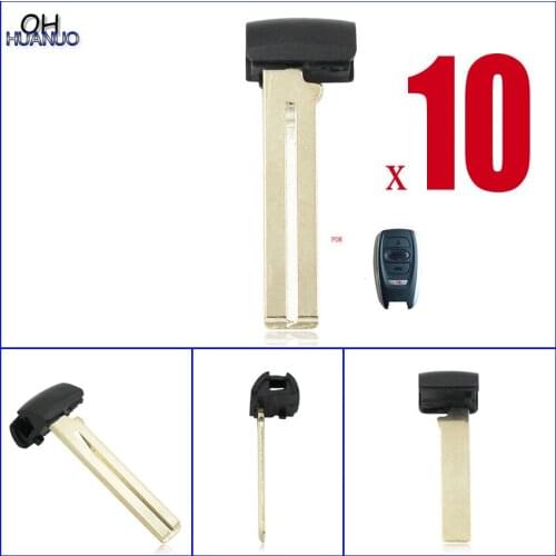 10 PCS/LOT, New Insert Small Key for Subaru Smart Remote Key Uncut Key Blade