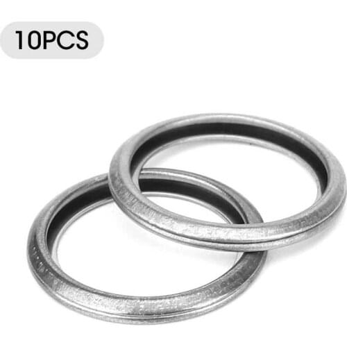 10X Oil Drain Plug Crush Gaskets 16mm ID 803916010 Replace Fit for Subaru