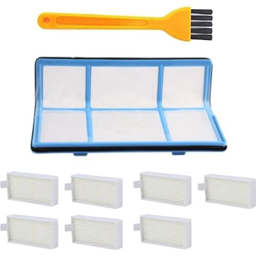 1xPrimary Filter+7x Efficient Hepa Filter For Chuwi Ilife V5 V5S V3 V3S V5 Pro V50 V55 X5 Robot Vacuum Cleaner Parts