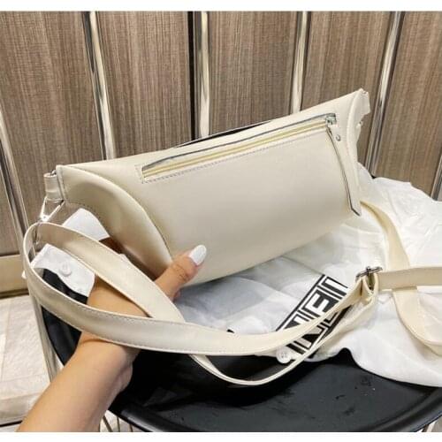 2021 New Womens Fashion Waist Bag PU Chest Bags Crossbody Bag Waist Pack