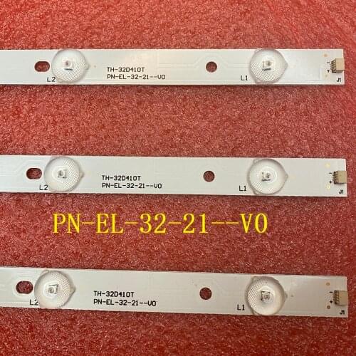 3pcs LED Backlight strip for Panasonic TX-32DS500B TX-32ES400B TX-32FS500B TX-32CS510B TX-32DS500E TH-32D410T PN-EL-32-21--V0