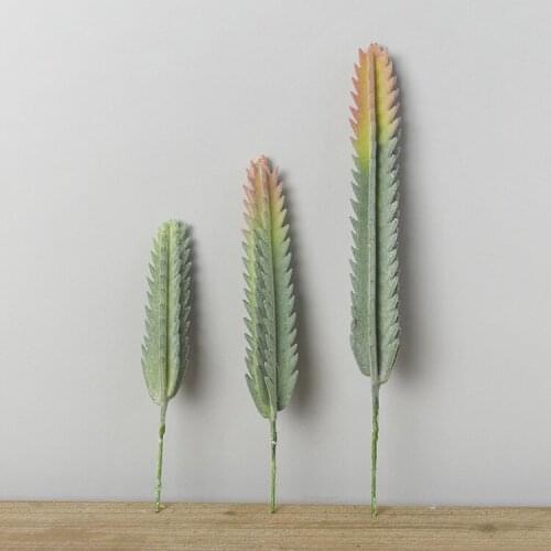 APRICOT 1pcs European Style Artificial Flowers Vivid Coral Column Gradient Color Fake Plants Christmas Decorations for Home