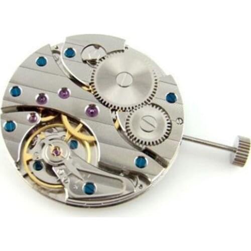 Hand Winding Watch Movement 17 Jewels Vintage Mechanical Movement Asia Decorate Replacement Watchmaker Repair Tool Parts