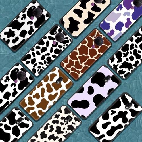 Cow Color Print Black White Phone Cover for Nokia 2.2 3.2 2.3 4.2 7.2 1.3 5.3 2.4 3.4 C3 1.4 5.4 C10 C20 G10 G20 X10 X20 Case