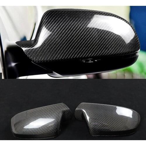 For Audi A3 S3 8P 2010-12 A4 S4 B8 8K ( B8.5 ) 12-15 A5 S5 RS5 B8 8T 8F 11-15 Real Carbon Fiber style Rearview Mirror Cover