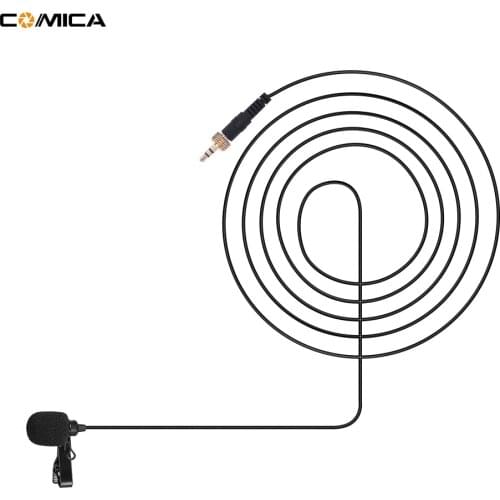 COMICA CVM-M-O1 3.5mm Omnidirectional Microphone Input Line Cable for Sennheiser COMICA Wireless Microphones