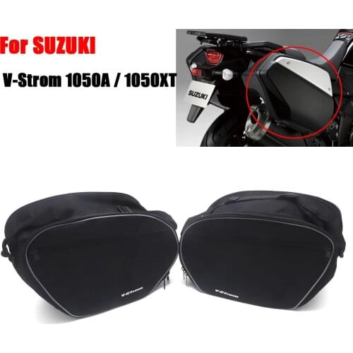 For SUZUKI V-Strom 1050A / XT VSTROM 1050A 1050XT Motorcycle luggage bags Expandable Inner Bags Black Trunk Inner Bags