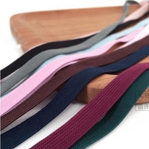 High-elastic Elastic Bands 10mm Rope Rubber Band Spandex Ribbon Sewing Lace Trim Waist Band Garment Accessory