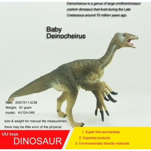 Hot toys figure Baby Deinocheirus high Simulation model Jurassic dinosaur toys action figure Gift toys for children