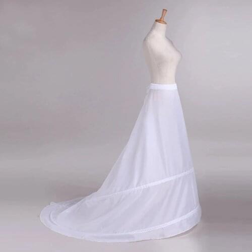 Perfect Combination Wedding Petticoats Bridal Underskirt Long Skirt For Prom Wedding Dresses Crinoline Free Size