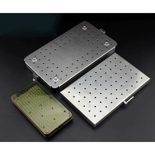 Imported Silicone Disinfection Box, Medical Stainless Steel, High Temperature And High Pressure Sterilization Equipment Plastic