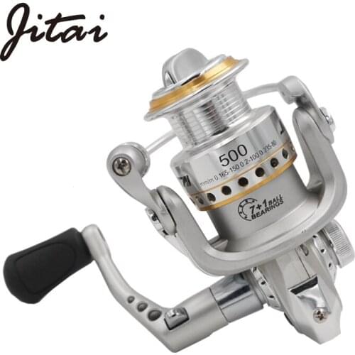JITAI JTB500 Mini Small Fishing Reels Spinning Ultralight Spinning ICE Reel For Fishing Moulinet Spinning Olta Makaralar Carrete