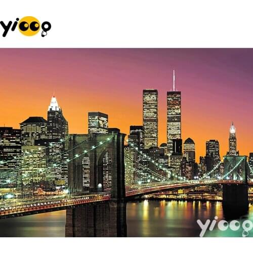 Full Square/Round drill diamond Painting New York bridge 5D DIY diamond embroidery mosaic Decoration painting BX0733