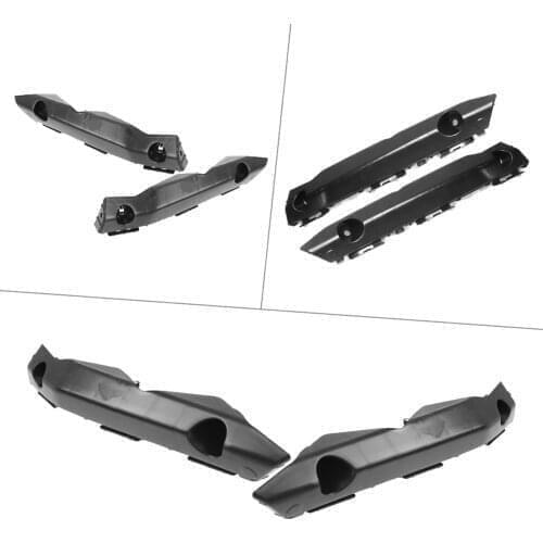 2Pcs Black ABS Car Front Bumper Bracket Support Left & Right For Toyota Camry 2015 2016 2017 5253606190 5253506190