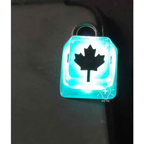 Customized Mechanical Keyboard For Rainbow Six Ink Ice Skin Key Cap Resin Personalized Transparent Keycap Keyboard Accessories