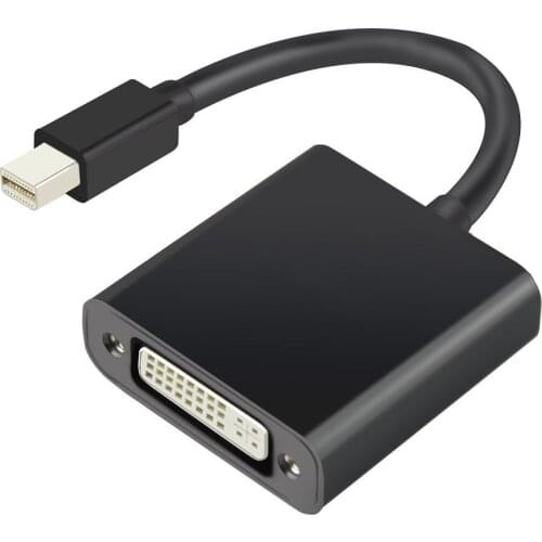 MINI Display Port to DVI MINI DP MALE to DVI Female Adapter Support 1080P 3D