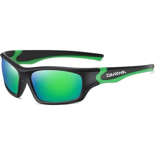 Daiwa 2021 New Sports Cycling Fishing Glasses Mens Retro UV400 Polarized Fishing Sunglasses Men